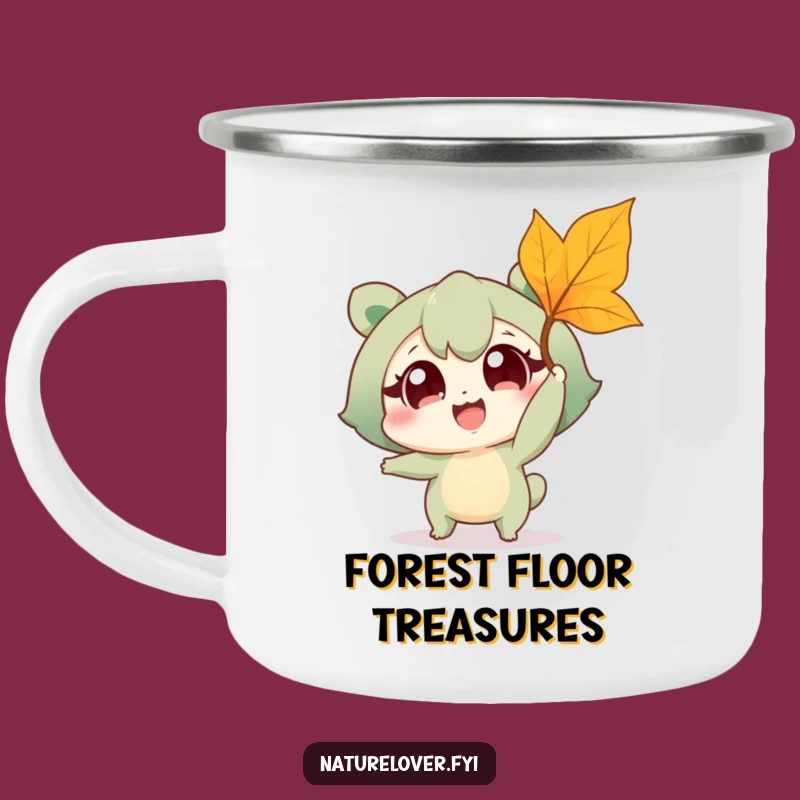 Funny Nature Lover Leaf Catch Camping Mug: Outdoor Adventure Humor Gift