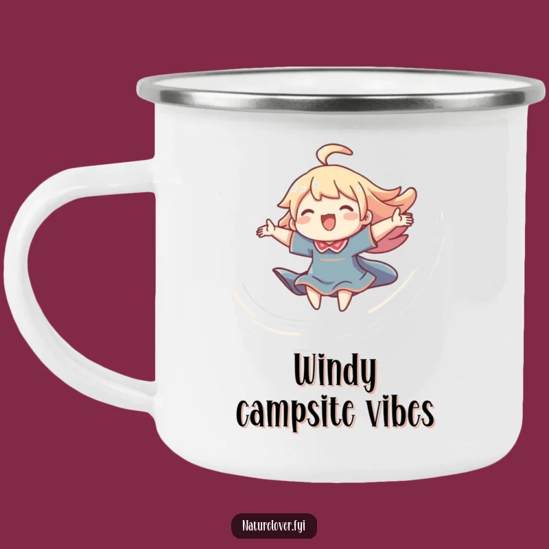 Funny Joyful Breeze Camping Mug: Adventure with Freedom, Perfect Funny Gift