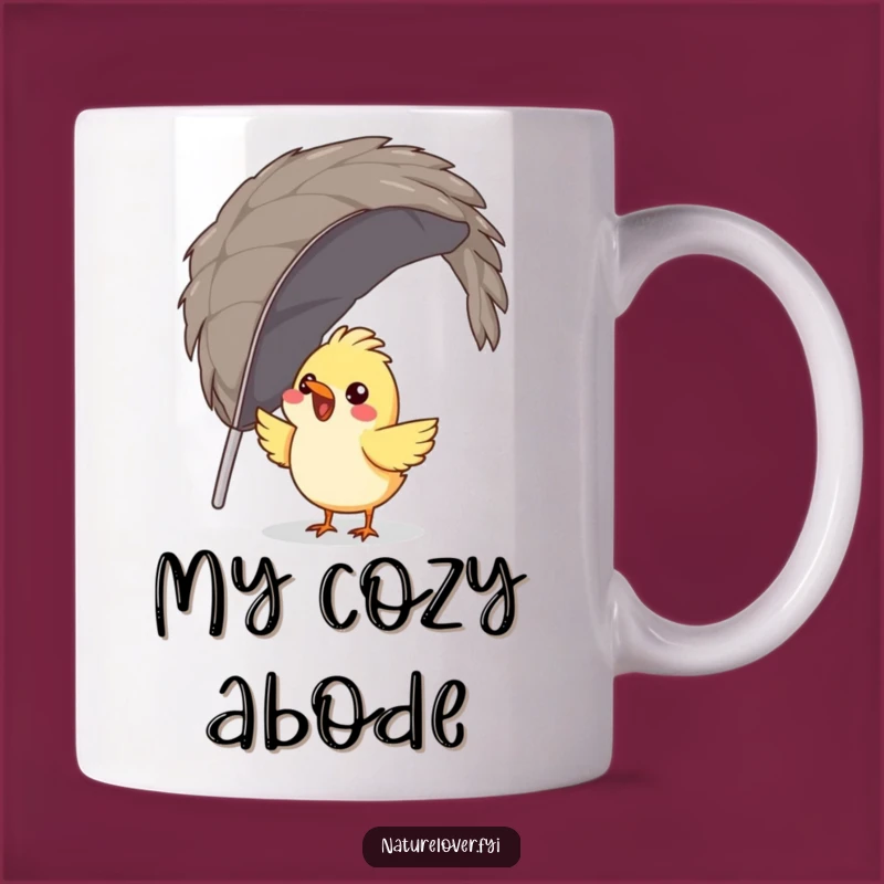 Funny Bird Giant Feather Nest Mug - Hilarious & Quirky Gift Idea