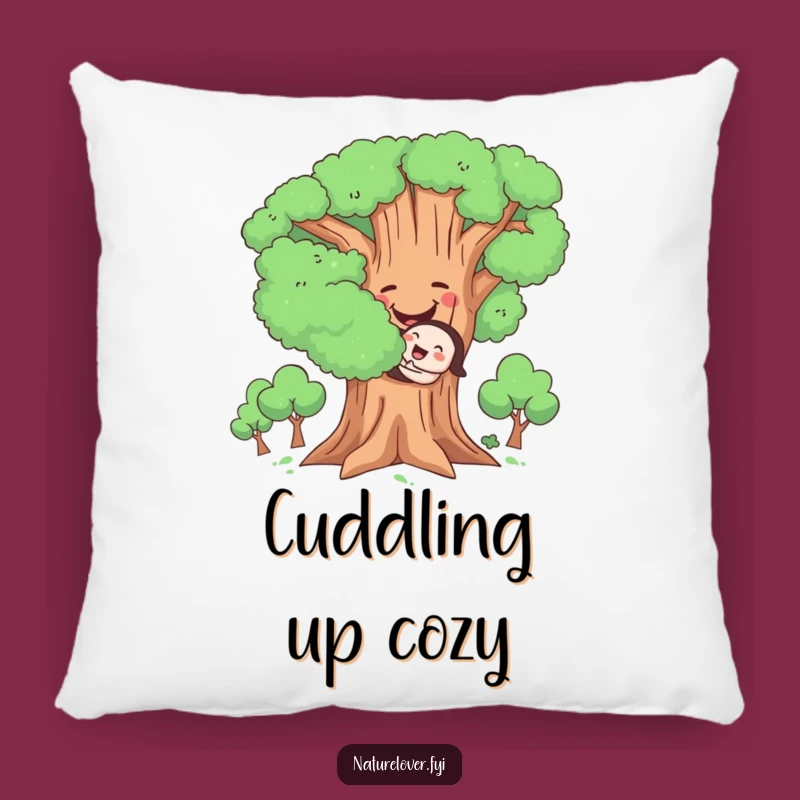 Funny Hugging Tree Pillow: Cozy Comfort with Nature's Friend