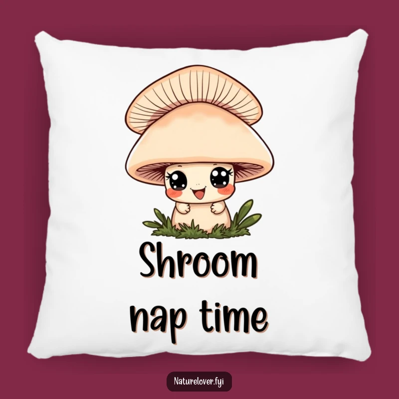 Funny Mushroom Peeker Pillow - Comfy Character Cushion, Perfect Whimsical Gift