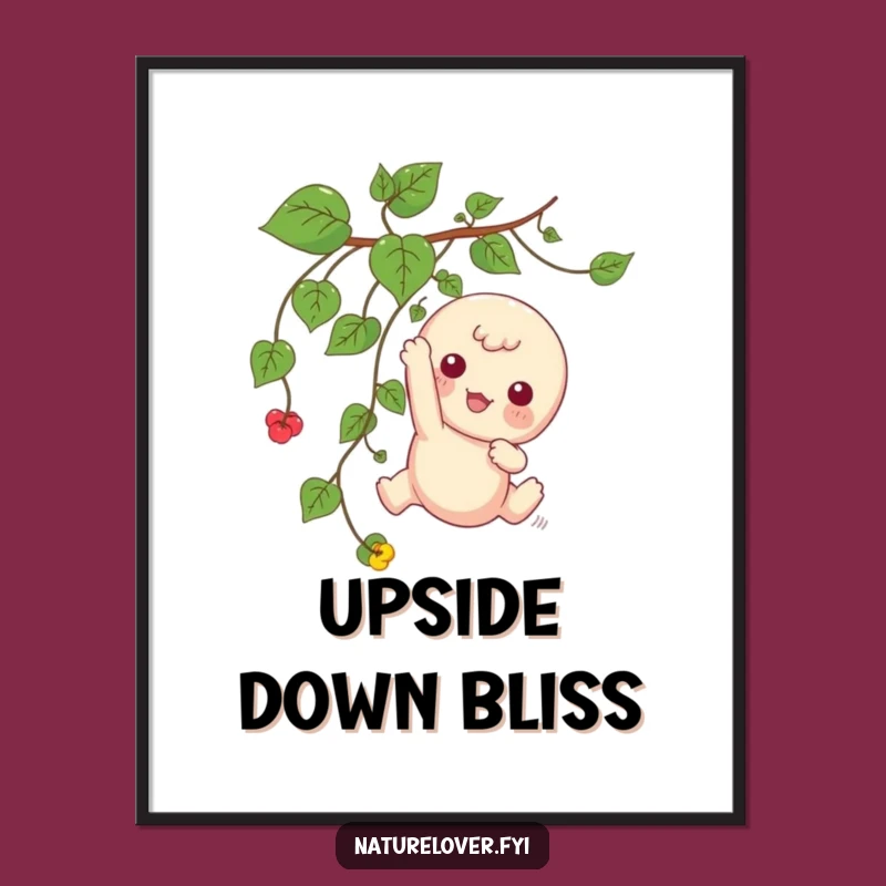 Funny Kawaii Vine Dancer Digital Art: Hilarious Decor for Cheerful Spaces