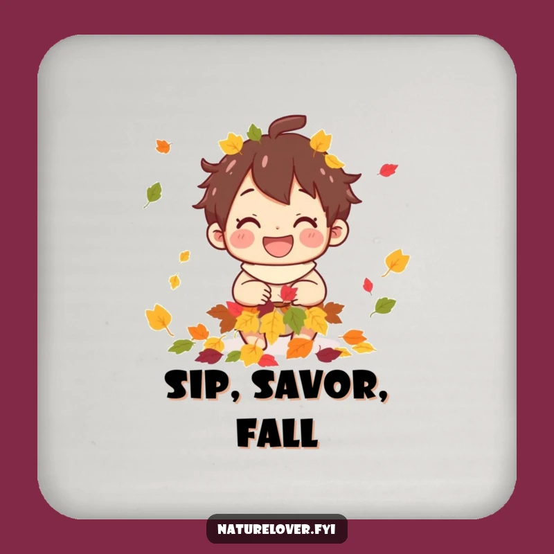 Funny Leaf Collector Coasters: Protect Surfaces with Autumn Fun