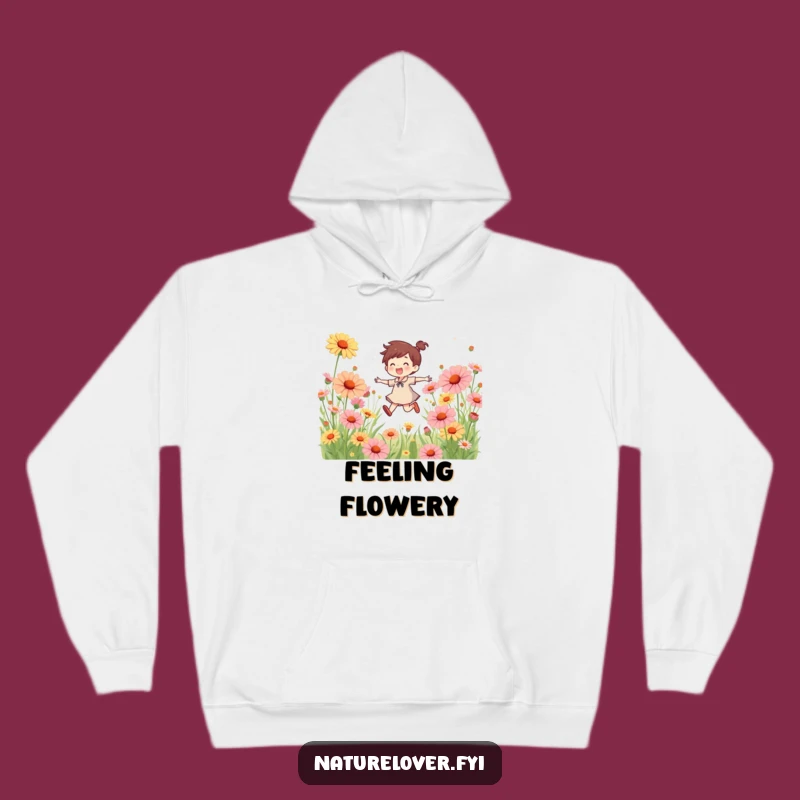 Funny Wildflower Skipper Hoodie - Cozy Character Sweatshirt, Great Joyful Gift