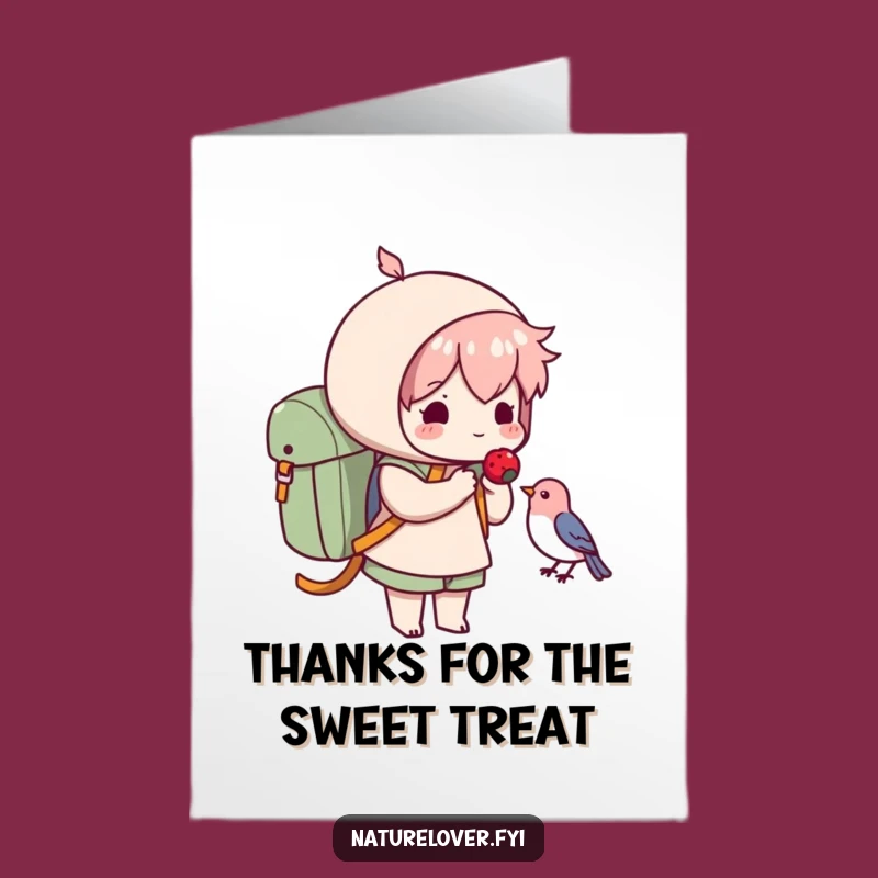 Free Printable Thank You Card: Berry Nice Thanks, Perfect DIY Downloadable Gift!