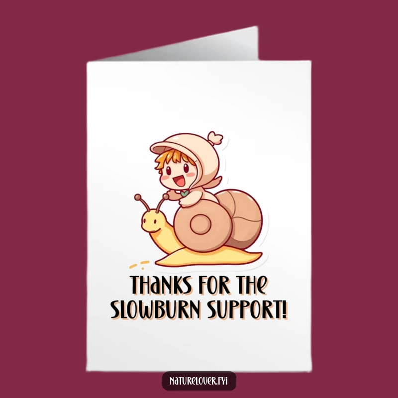 Free Printable Thank You Card: Thanks for the Slow Ride, Humorous Gratitude Downloadable Gift