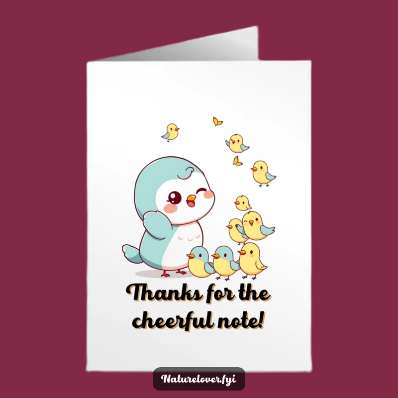 Free Printable Thank You Card: Winking Friend Funny Downloadable Gift of Thanks