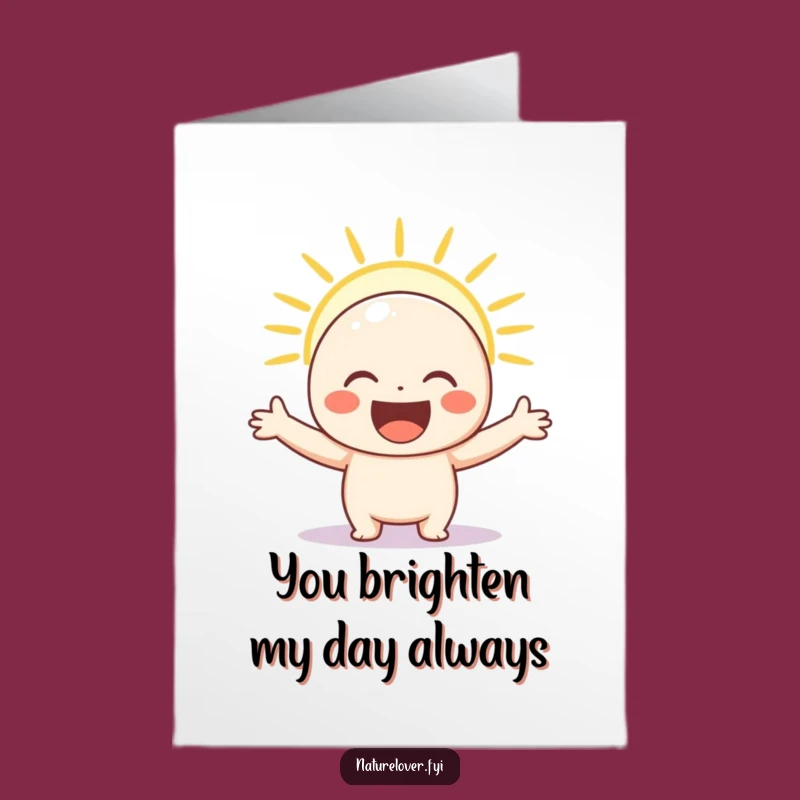 Free Printable Thank You Card: Grateful Sunshine Character Spreads The Love