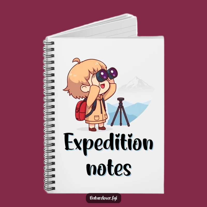 Funny Explorer's Log Notebook: Character, Mountain, Hilarious Adventure Funny Gift