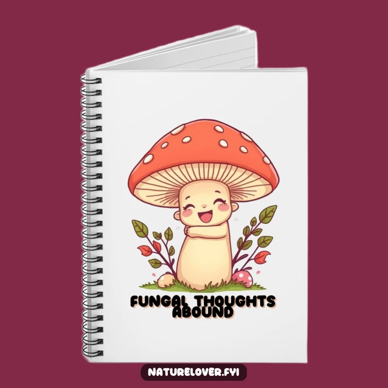 Funny Nature Lover Mushroom Notebook: Jot Down Nature's Wonders