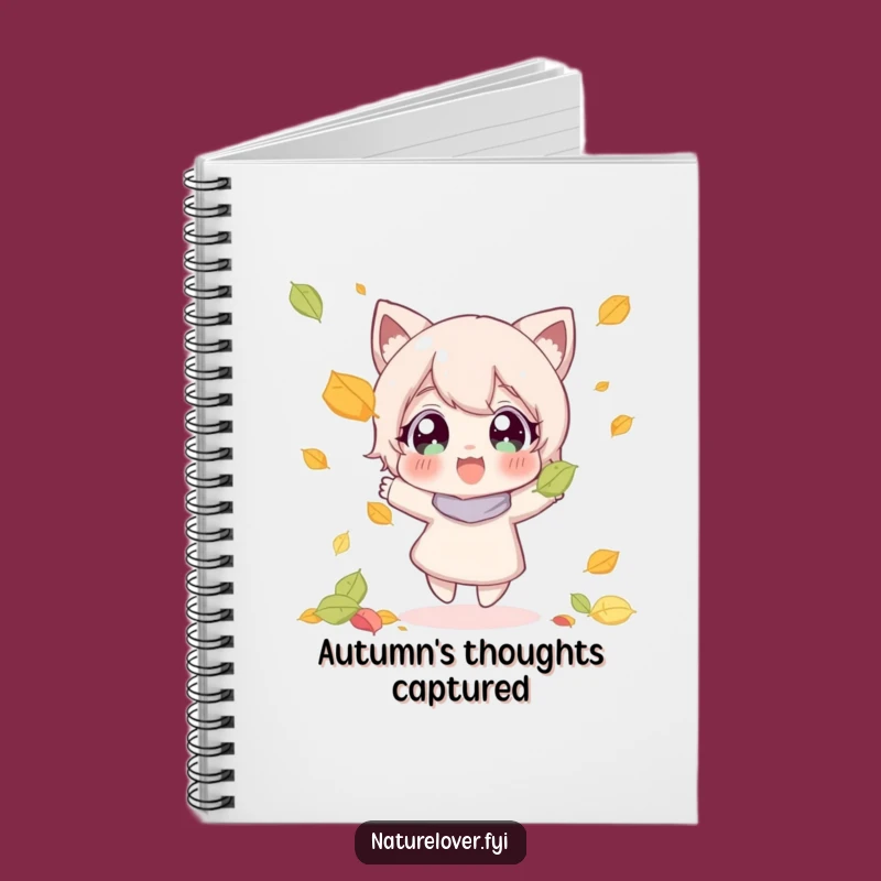 Funny Autumn Journal: Character's Leaf Catch, Perfect Gift for Seasonal Thoughts