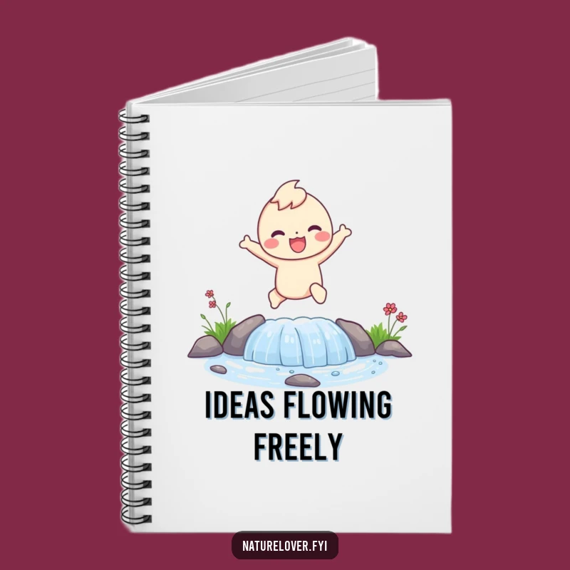 Funny Joyful Leaper Notebook - Happy Character Journal, Perfect Gift