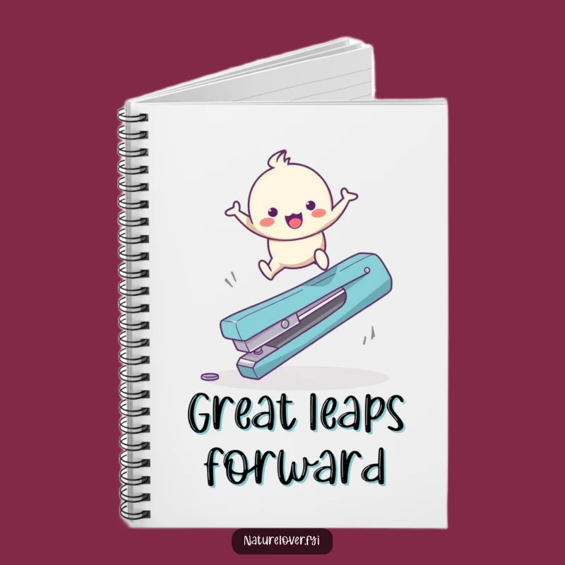 Funny Twig Leaper Notebook: Cute Bouncing Character's Giant Obstacle Surprise Journal