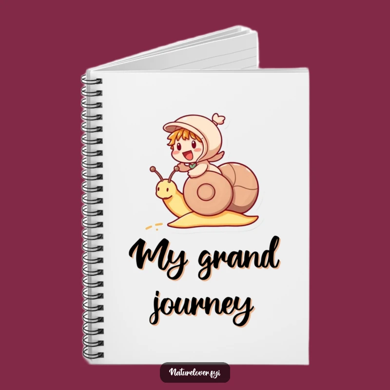 Funny Snail Race Notebook: Hilarious Journal for Leisurely Thoughts