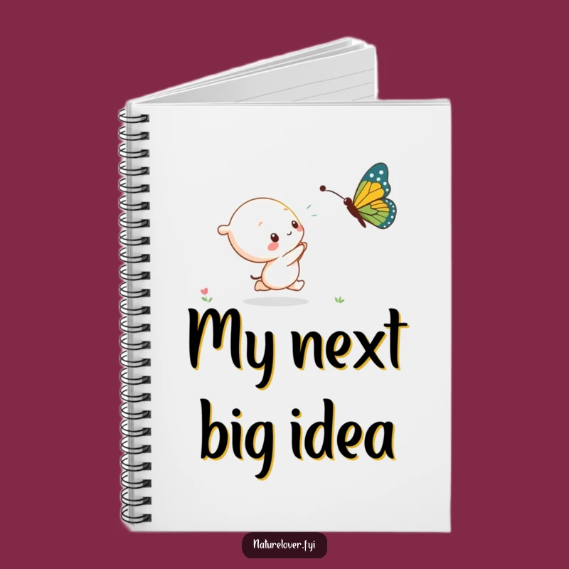 Funny Kawaii Butterfly Dream Notebook - Cute Character, Perfect Funny Gift