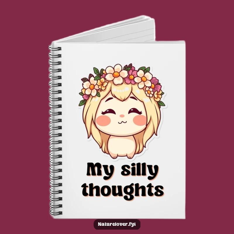 Funny Nature Lover Flower Notebook: Journal Your Grooves with Humor