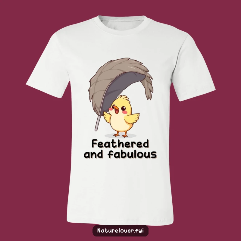 Funny Bird Massive Feather Nest T-Shirt - Ambitious & Hilarious Tee