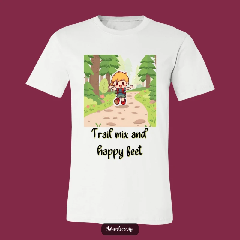 Funny Explorer T-Shirt: Character's Merry Hike, Ideal Comical Outdoor Apparel Gift