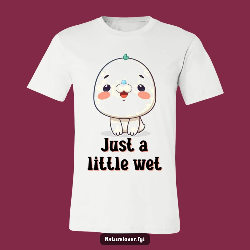 Funny Raindrop Smile T-Shirt - Cute Character Tee, Perfect Cheerful Gift
