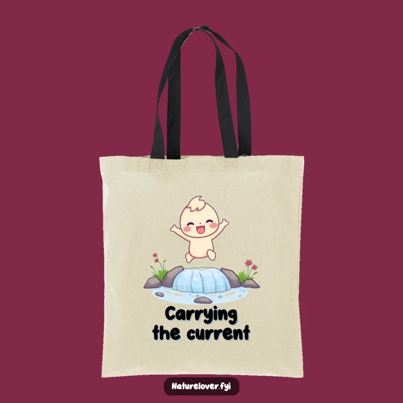 Funny Joyful Leaper Tote Bag - Durable Character Bag, Ideal Happy Gift
