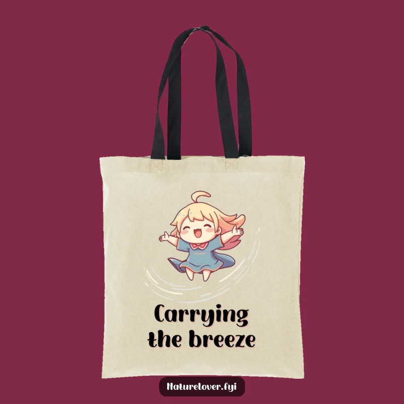 Funny Joyful Breeze Tote Bag: Carry Your Joy, Perfect Funny Gift