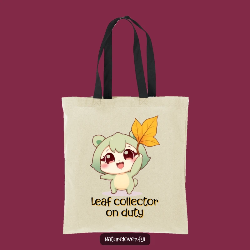 Funny Nature Lover Leaf Catch Tote Bag: Chic & Humorous Outdoor Carryall Gift