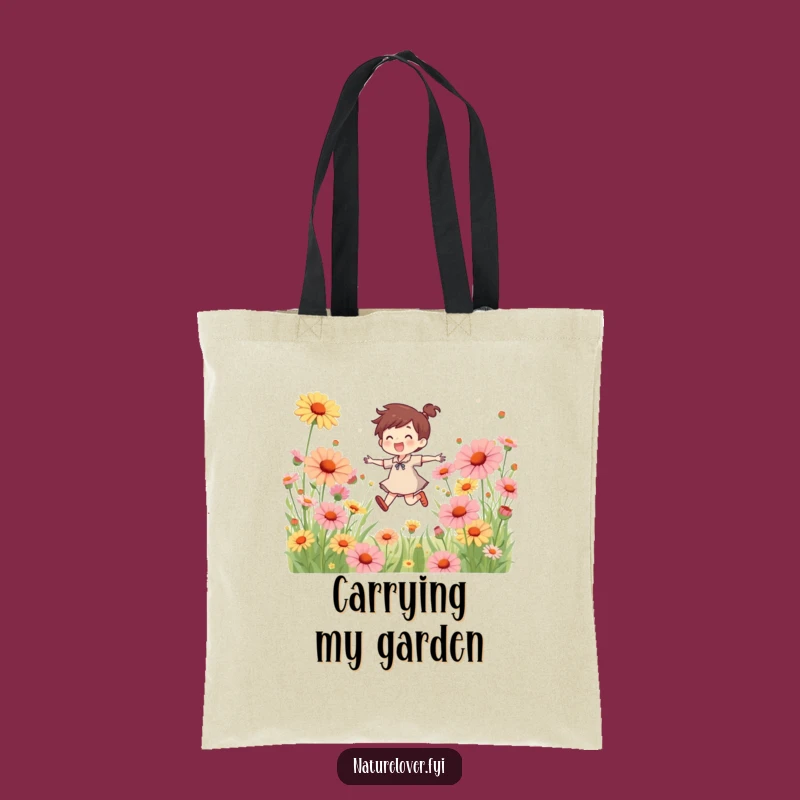 Funny Wildflower Skipper Tote Bag - Durable Character Bag, Ideal Joyful Gift